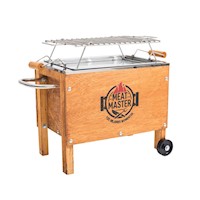 CAJA  CHINA MASTER INOXIDABLE CHICA + PARRILLA DE VARILLAS INOX